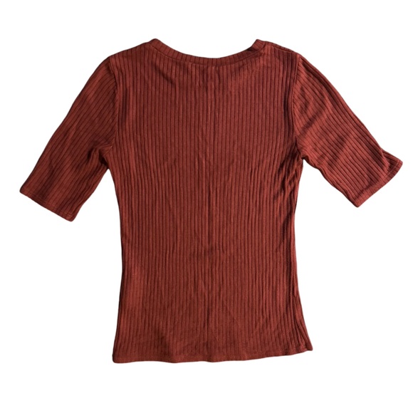 Reformation Janine Top in Rust - Picture 5 of 10